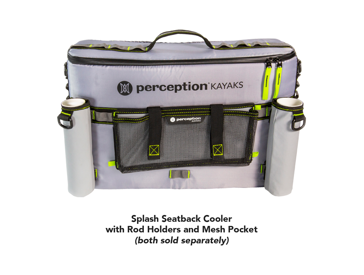 perception kayak fishing rod holder Perception SPLASH Seatback Cooler – Offshore Marine